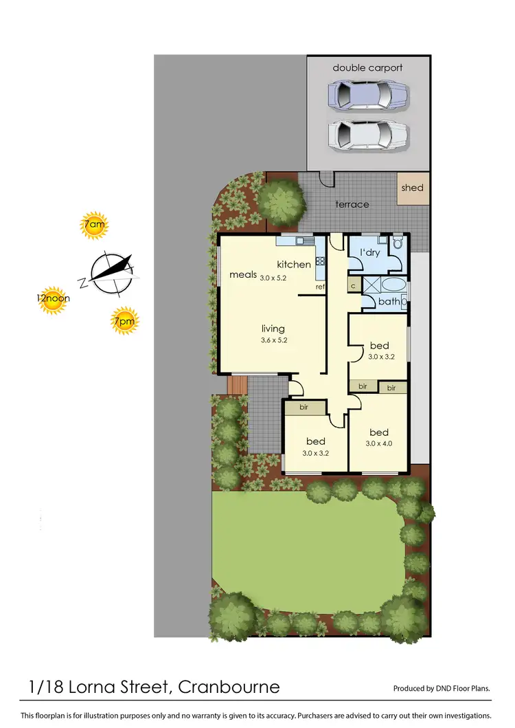 Floorplan of Homely house listing, 1/18 Lorna Street, Cranbourne VIC 3977