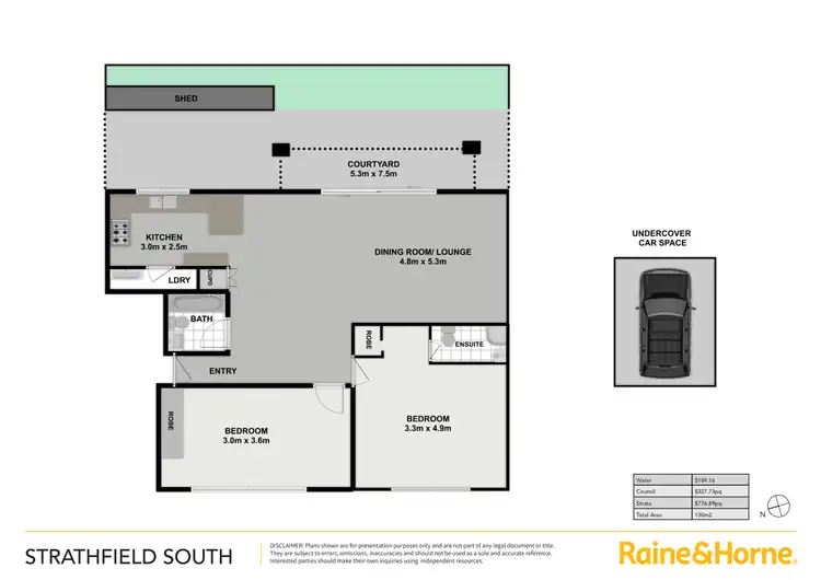 Floorplan of Homely apartment listing, 2/9 Anselm Street, Strathfield South NSW 2136