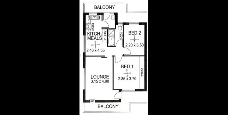 Floorplan of Homely house listing, 3/1 Flagstaff Road, Darlington SA 5047
