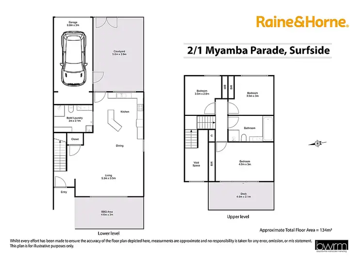 Floorplan of Homely unit listing, 2/1a Myamba Parade, Surfside NSW 2536