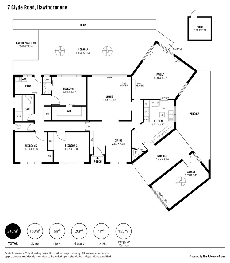 Floorplan of Homely house listing, 7 Clyde Road, Hawthorndene SA 5051