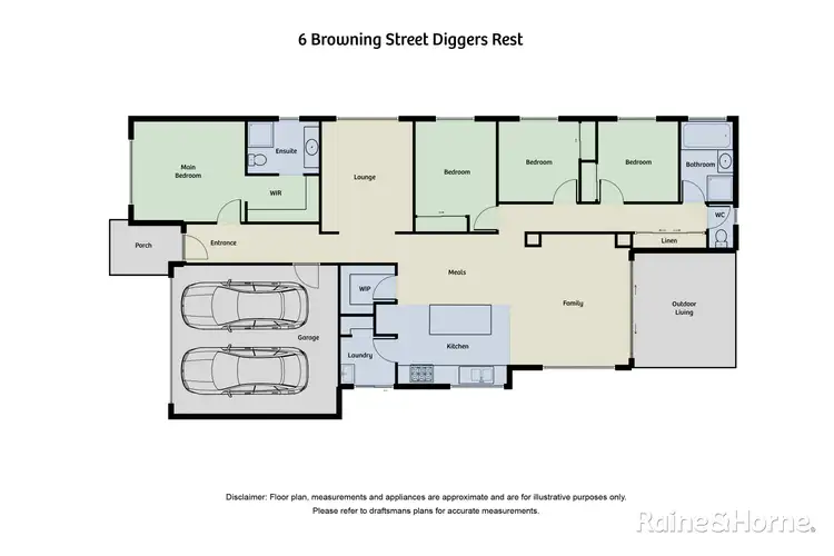 Floorplan of Homely house listing, 6 Browning Street, Diggers Rest VIC 3427