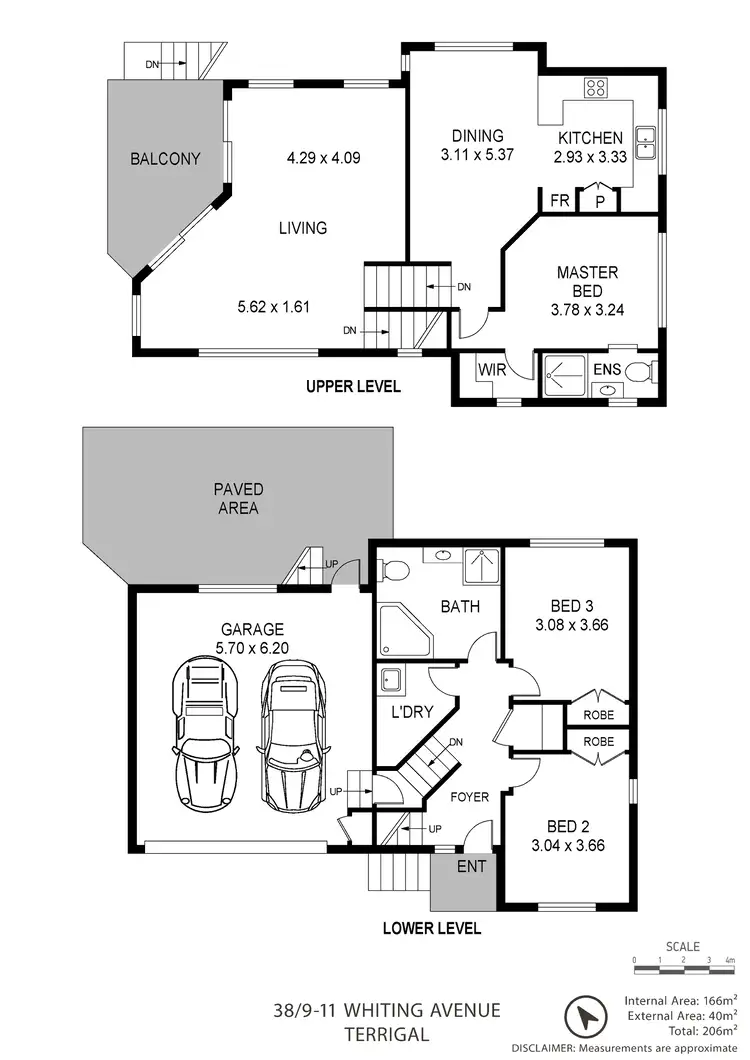Floorplan of Homely townhouse listing, 38/9-11 Whiting Avenue, Terrigal NSW 2260