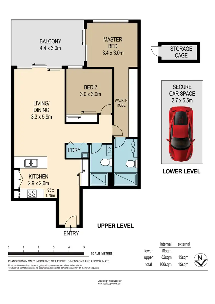 Floorplan of Homely apartment listing, 208/24 Augustus Street, Toowong QLD 4066