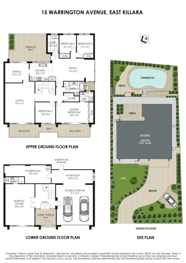 Floorplan of Homely house listing, 15 Warrington Avenue, East Killara NSW 2071