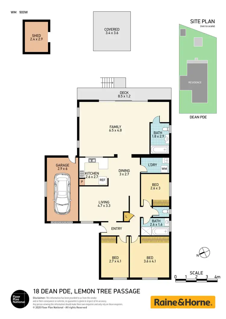 Floorplan of Homely house listing, 18 Dean Parade, Lemon Tree Passage NSW 2319
