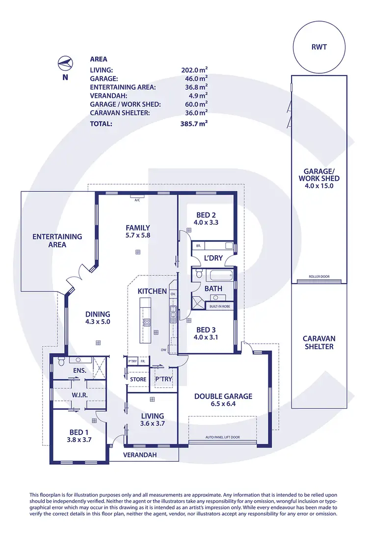 Floorplan of Homely house listing, 52 Hampden Way, Strathalbyn SA 5255
