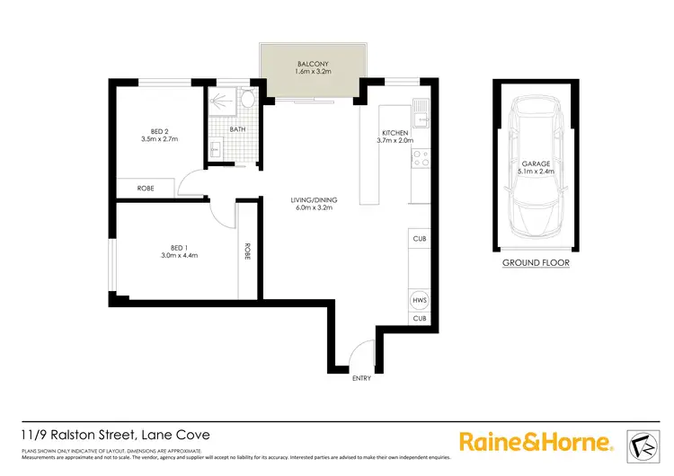 Floorplan of Homely apartment listing, 11/9 Ralston Street, Lane Cove NSW 2066