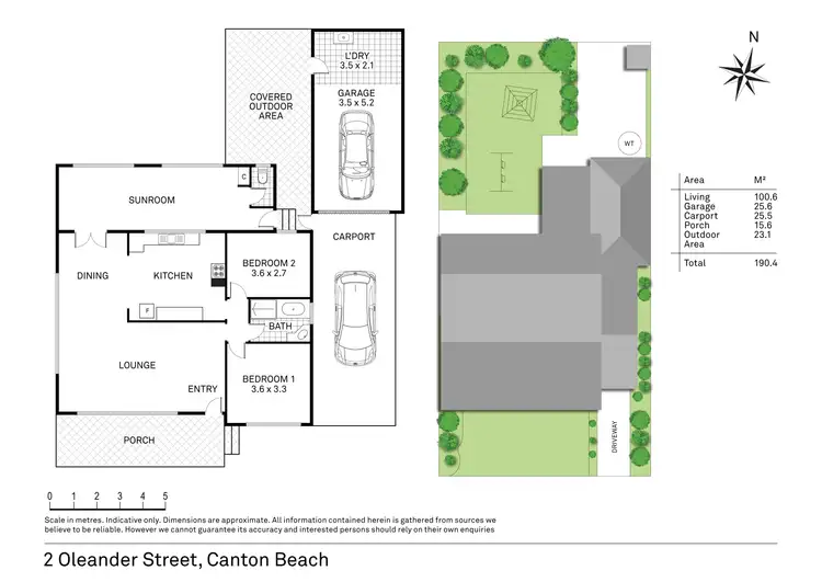 Floorplan of Homely house listing, 2 Oleander Street, Canton Beach NSW 2263