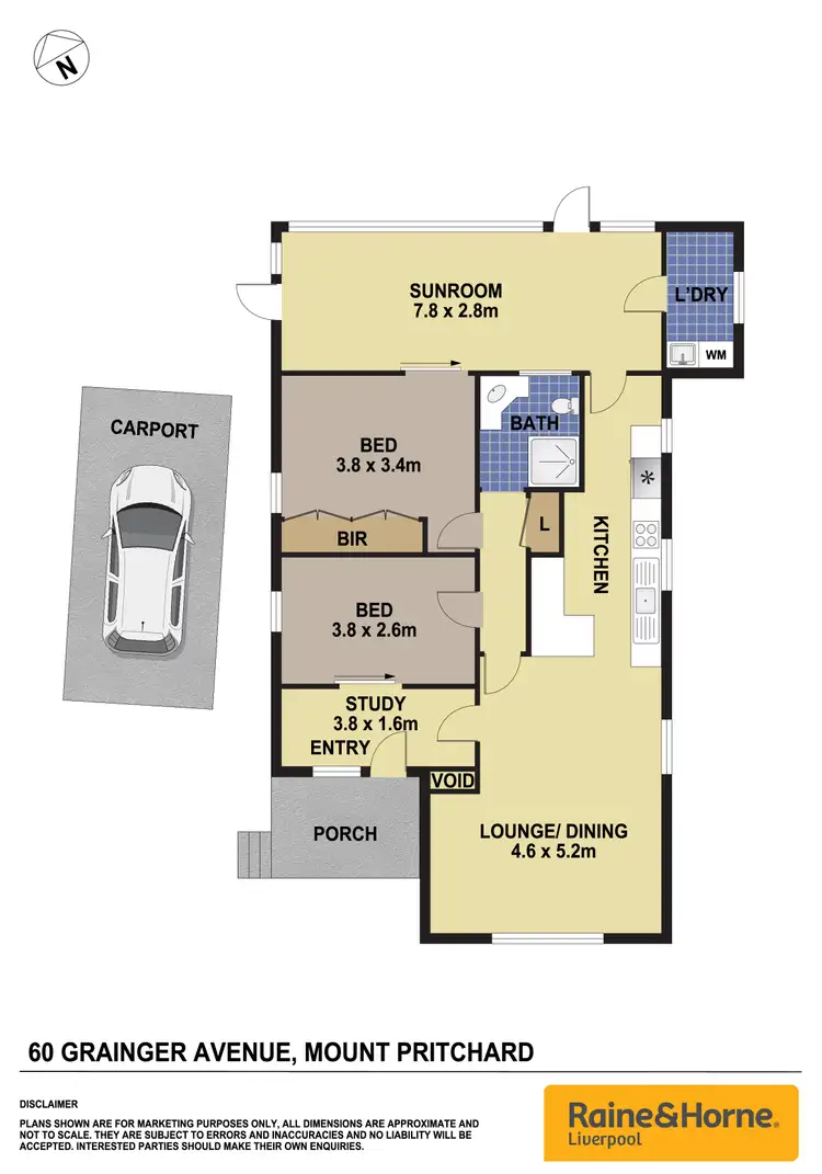 Floorplan of Homely house listing, 60 Grainger Avenue, Mount Pritchard NSW 2170