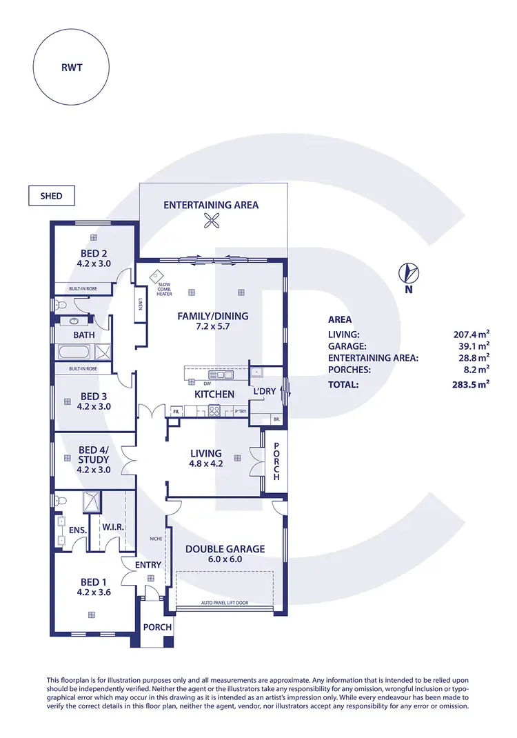 Floorplan of Homely house listing, 20 Benjamin Gray Drive, Littlehampton SA 5250