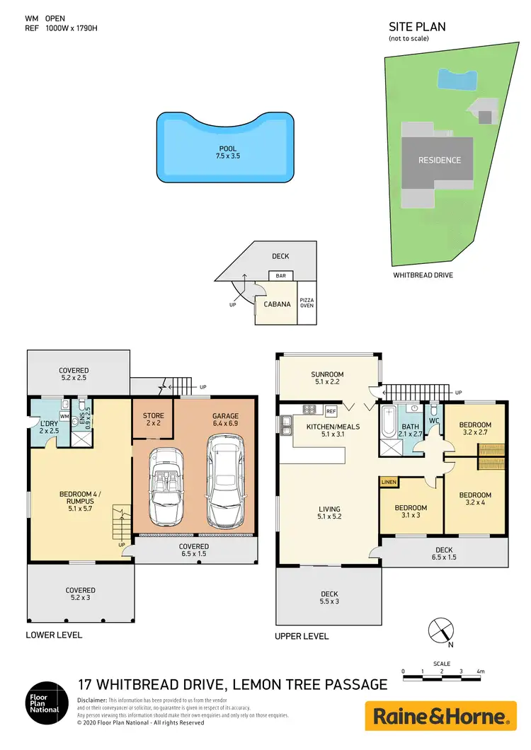 Floorplan of Homely house listing, 17 Whitbread Drive, Lemon Tree Passage NSW 2319