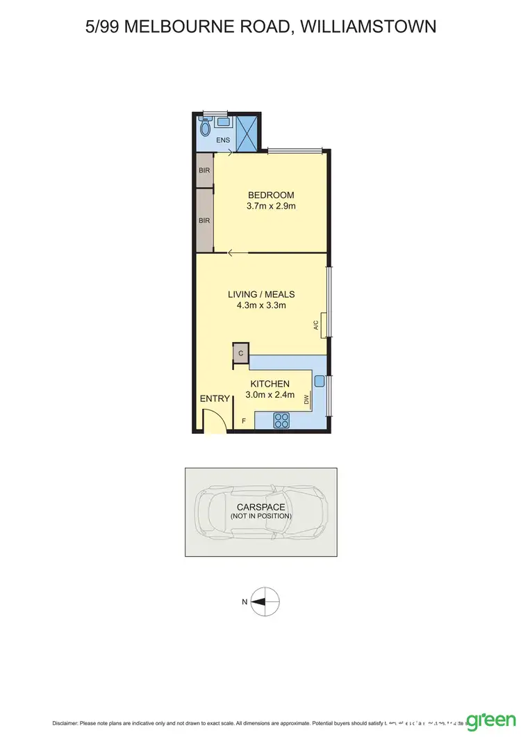 Floorplan of Homely apartment listing, 5/99 Melbourne Road, Williamstown VIC 3016