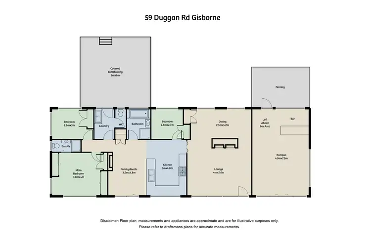 Floorplan of Homely house listing, 59 Duggan Road, Gisborne VIC 3437