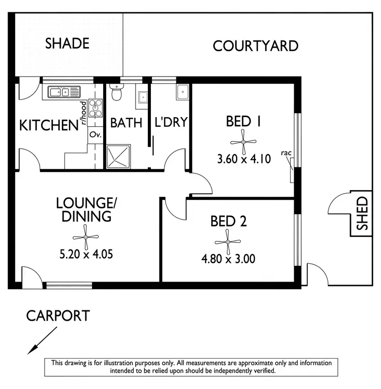 Floorplan of Homely unit listing, 4/27 Warwick Avenue, Kurralta Park SA 5037