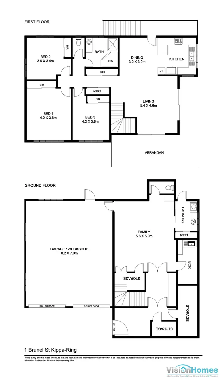 Floorplan of Homely house listing, 1 Brunel Street, Kippa-ring QLD 4021