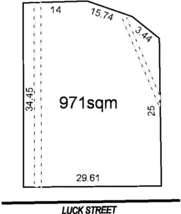 Floorplan of Homely land listing, LOT 50, 33 Luck Street, Macclesfield SA 5153