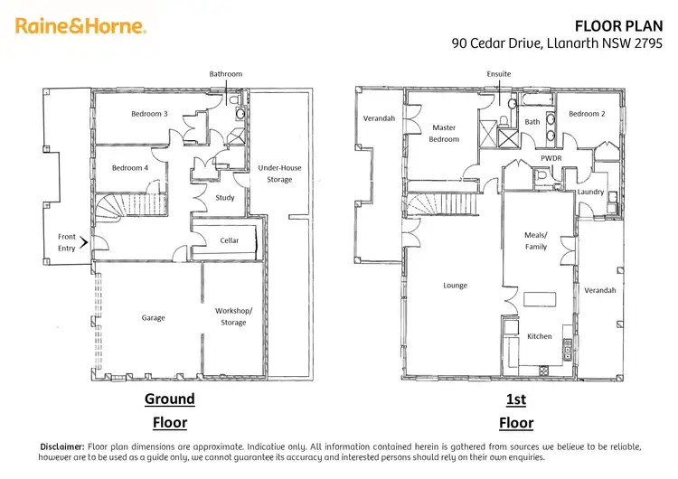Floorplan of Homely house listing, 90 Cedar Drive, Llanarth NSW 2795