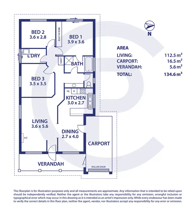 Floorplan of Homely house listing, 16A Barker Road, Mount Barker SA 5251
