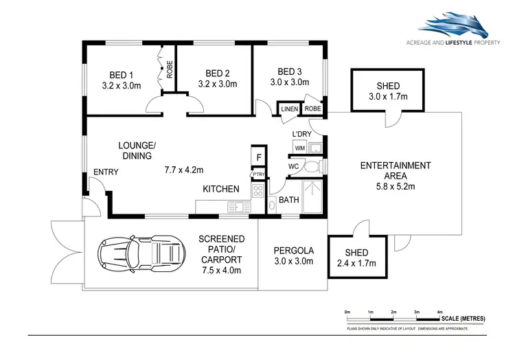 Floorplan of Homely house listing, 4 Arvon Ave, Beachmere QLD 4510