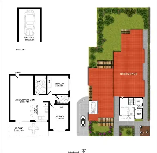 Floorplan of Homely apartment listing, 20/38-40 Meryla Street, Burwood NSW 2134
