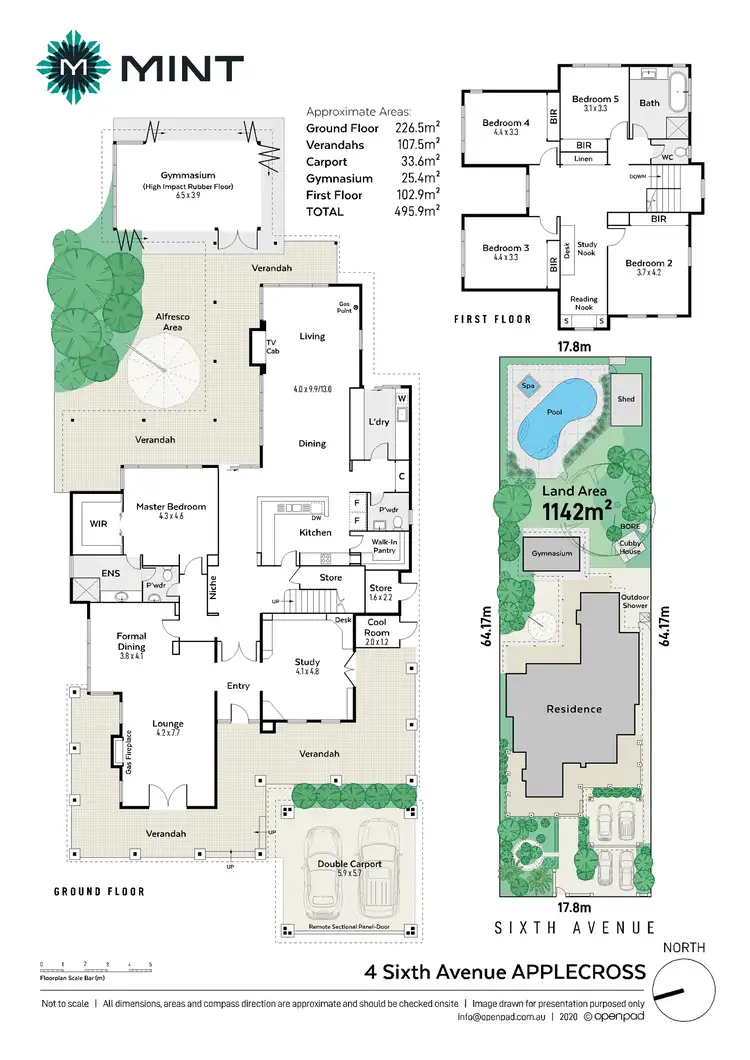 Floorplan of Homely house listing, 4 Sixth Avenue, Applecross WA 6153