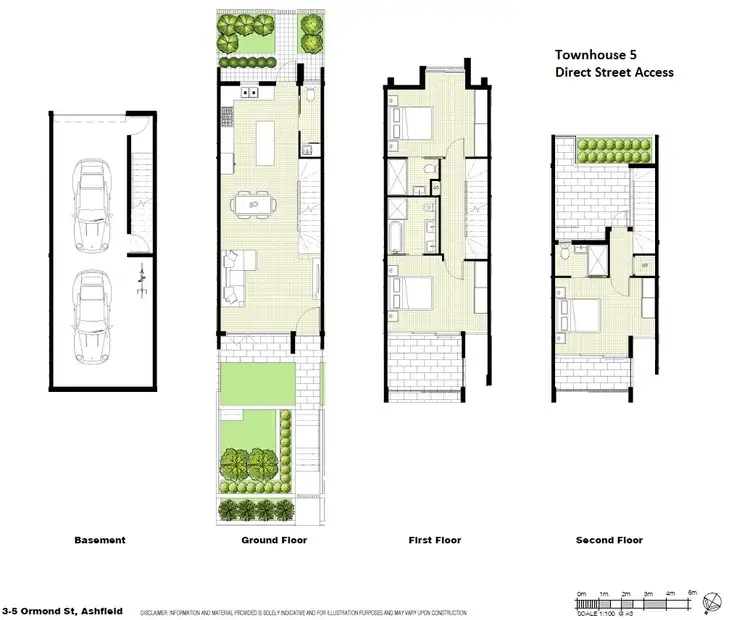 Floorplan of Homely townhouse listing, 5/3 Ormond Street, Ashfield NSW 2131