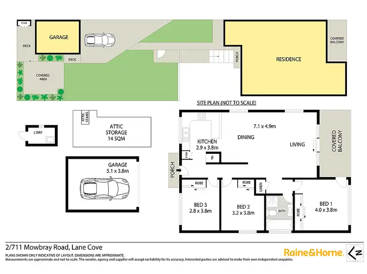 Floorplan of Homely apartment listing, 2/711 Mowbray Road, Lane Cove NSW 2066