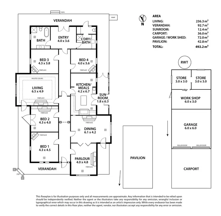 Floorplan of Homely house listing, 11 Old Bull Creek Road, Strathalbyn SA 5255