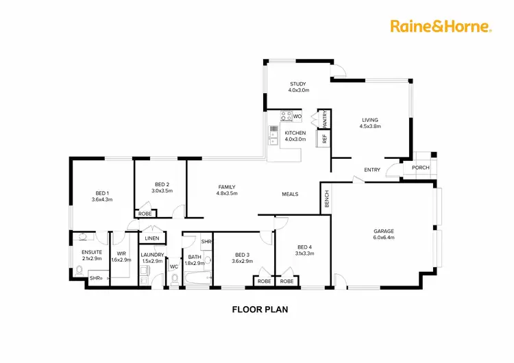 Floorplan of Homely house listing, 13 Diford Street, Capalaba QLD 4157