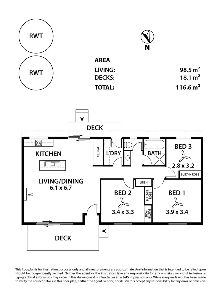 Floorplan of Homely house listing, 16 Macdonnell Tce, Springton SA 5235