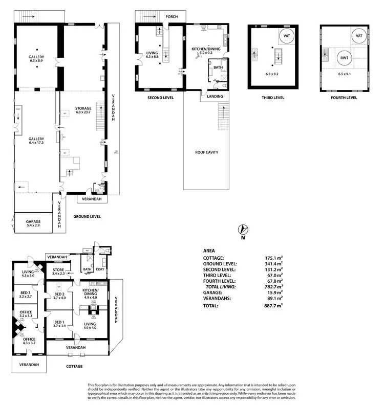 Floorplan of Homely house listing, 9 Elizabeth Street, Oakbank SA 5243