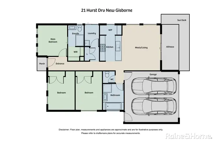 Floorplan of Homely house listing, 21 Hurst Drive, New Gisborne VIC 3438