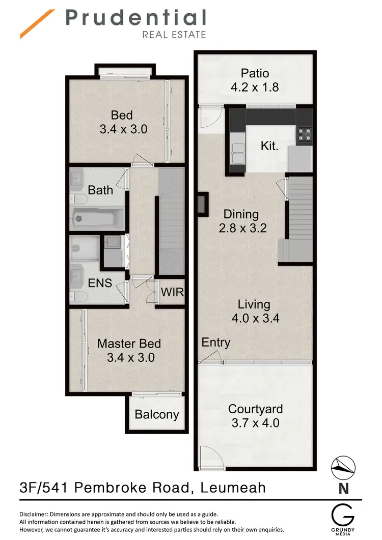 Floorplan of Homely unit listing, 3F/541 Pembroke Road, Leumeah NSW 2560