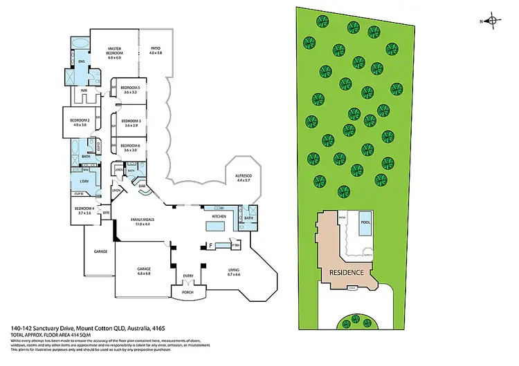 Floorplan of Homely house listing, 140-142 Sanctuary Drive, Mount Cotton QLD 4165