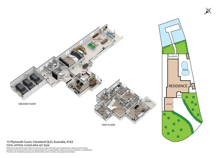 Floorplan of Homely house listing, 15 Plymouth Court, Raby Bay QLD 4163