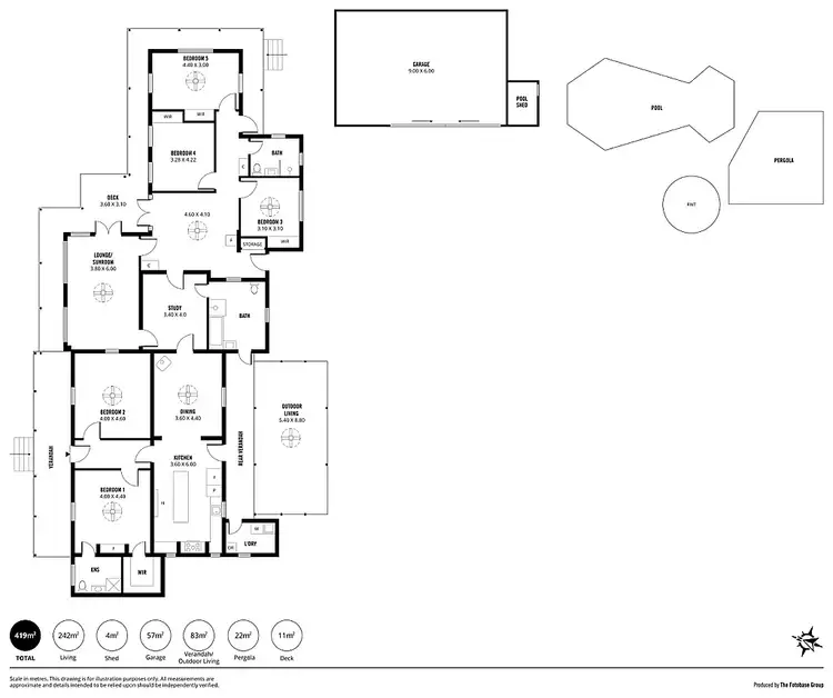 Floorplan of Homely house listing, 5 Kangarilla Road, Mclaren Vale SA 5171