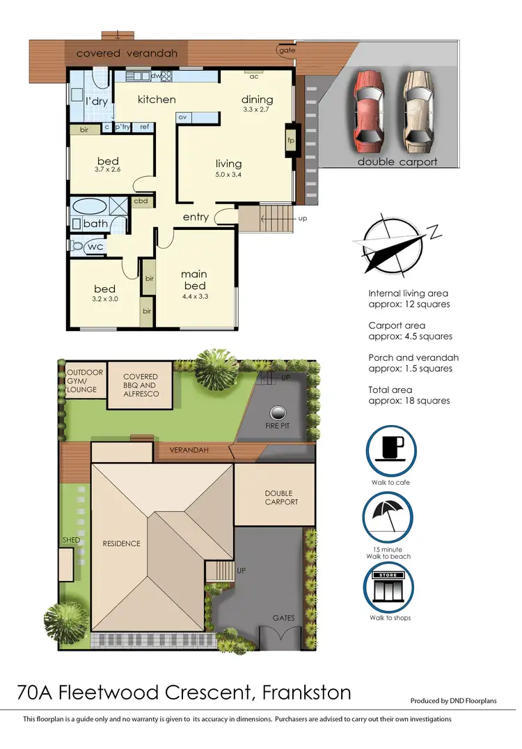 Floorplan of Homely house listing, 70a Fleetwood Crescent, Frankston South VIC 3199