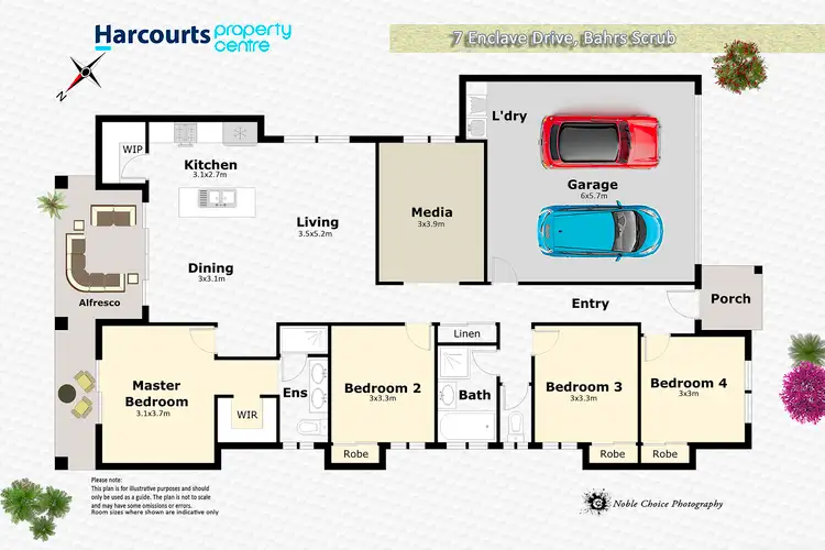 Floorplan of Homely house listing, 7 Enclave Drive, Bahrs Scrub QLD 4207