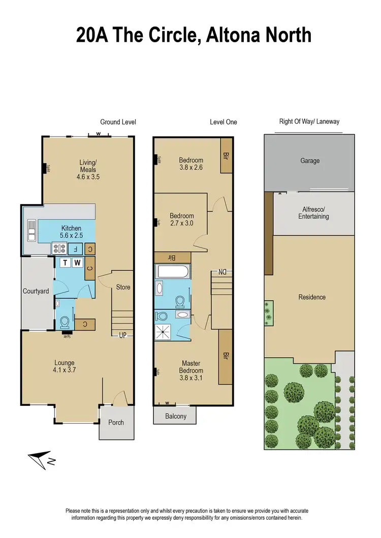 Floorplan of Homely house listing, 20a The Circle, Altona North VIC 3025