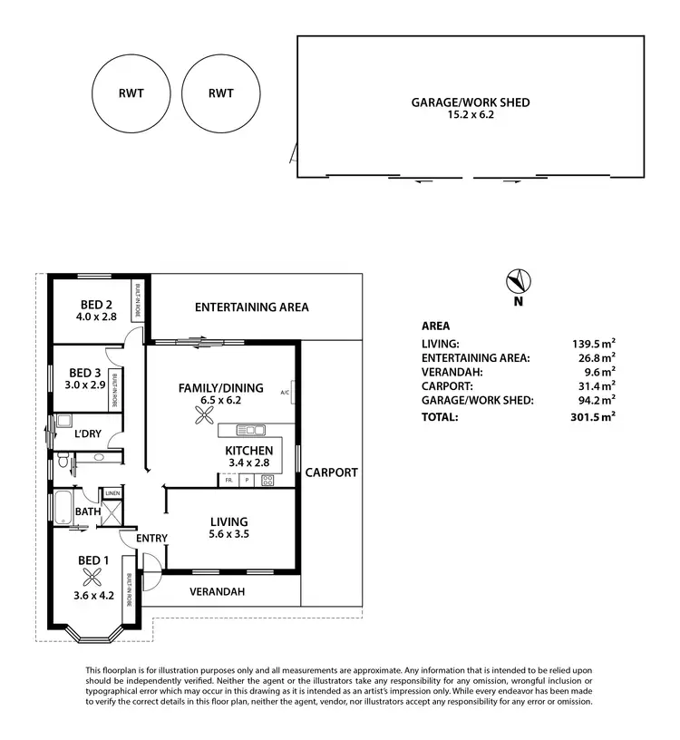 Floorplan of Homely house listing, 45 Parker Avenue, Strathalbyn SA 5255