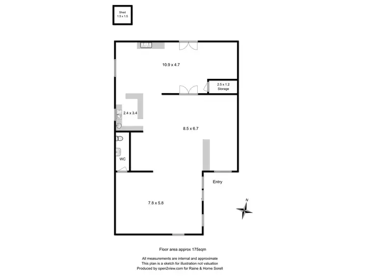 Floorplan of Homely house listing, 7 Vicary Street, Triabunna TAS 7190
