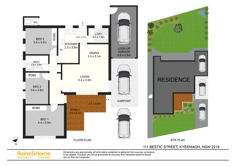 Floorplan of Homely house listing, 111 Bestic Street, Kyeemagh NSW 2216