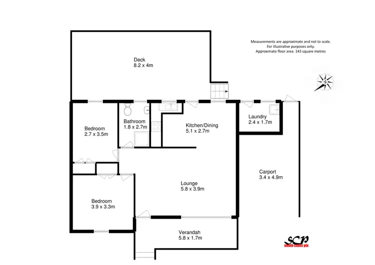 Floorplan of Homely house listing, 22 Clare Crescent, Batehaven NSW 2536
