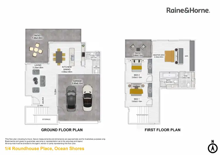 Floorplan of Homely house listing, 1/4 Roundhouse Place, Ocean Shores NSW 2483