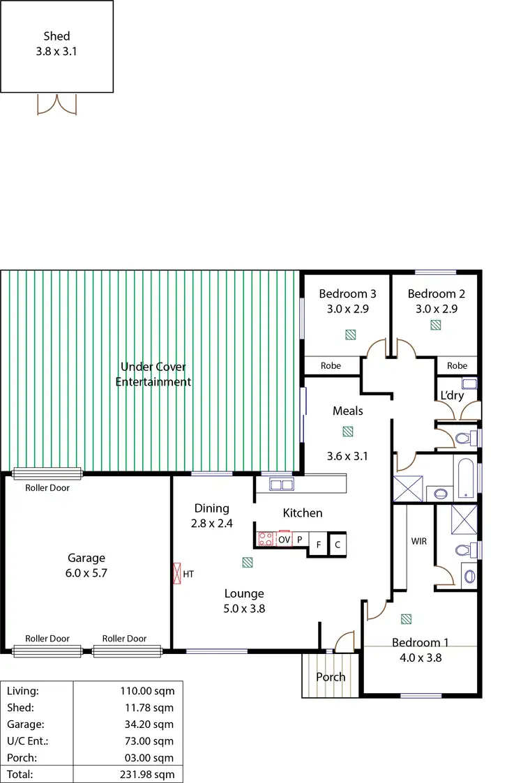 Floorplan of Homely house listing, 7 Maplewood Drive, Blakeview SA 5114