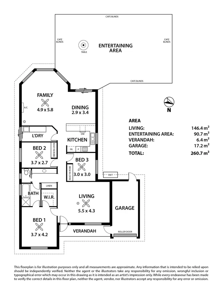 Floorplan of Homely house listing, 4 Strathoak Crescent, Strathalbyn SA 5255