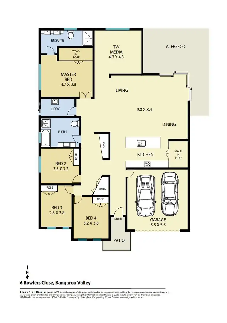 Floorplan of Homely house listing, 6 Bowlers Close, Kangaroo Valley NSW 2577