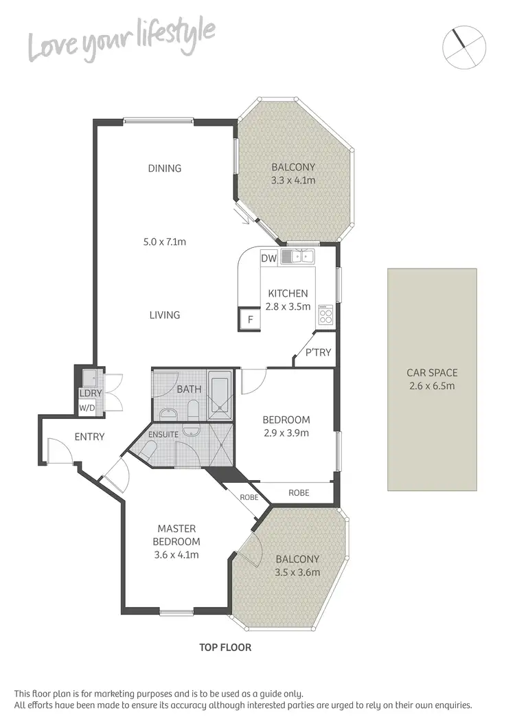 Floorplan of Homely apartment listing, 22/29 Cook Street, Glebe NSW 2037