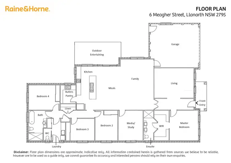 Floorplan of Homely house listing, 6 Meagher Street, Llanarth NSW 2795